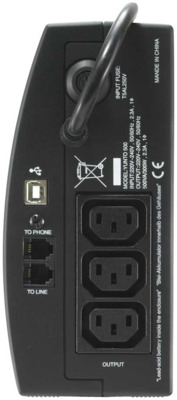 Online USV - YUNTO 500, 500VA / 300W, Line-Interactive USV