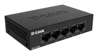 D-Link DGS-105GL 5-Port Gigabit Light Switch ohne IGMP