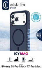Cellularline ICY MAG Case iPhone 18 Pro Max Blue
