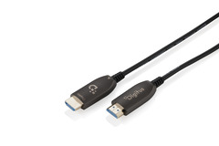 DIGITUS HDMI AOC Hybrid LWL Kabel, UHD 8K, Typ A M/M, 50 m