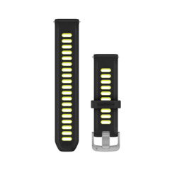 Garmin Schnellwechsel-Armband 20 mm Silikon Schwarz/Gelb