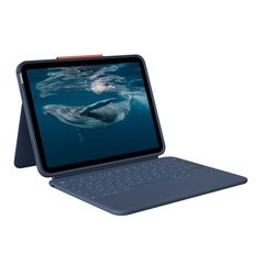 Logitech Rugged Combo 4c Touch QWERTZ-Layout, blau