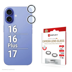 DISPLEX CamGlass Single iPhone 16/16 Plus