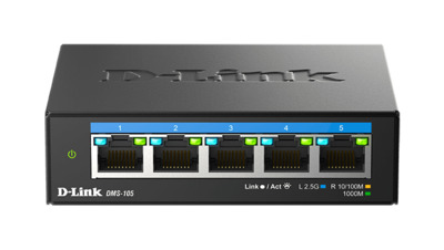 D-Link DMS-105 5-Port Multi-Gigabit Unmanaged Switch