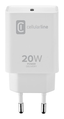 Cellularline USB-C CHARGER für APPLE 20W, white