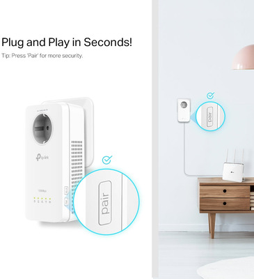 TP-Link TL-WPA8631P AV1300 Powerline WLAN AC (3x LAN)