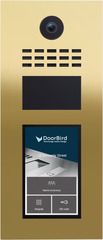 DoorBird D31TDV Video Türstation Edelstahl V4A Messing-Optik