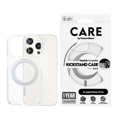 CARE Case Silver Kickstand & MagSafe iPhone 15 Pro