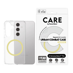 CARE Flagship Case Clear w. Chardonnay QI Galaxy S25 Plus