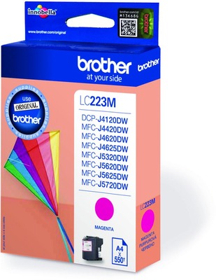 Brother Tintenpatrone LC-223M Magenta (ca. 550 Seiten)
